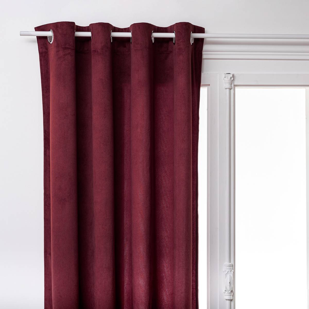 Vorhang "Lilou" Granatrot, 140x260 cm Rot