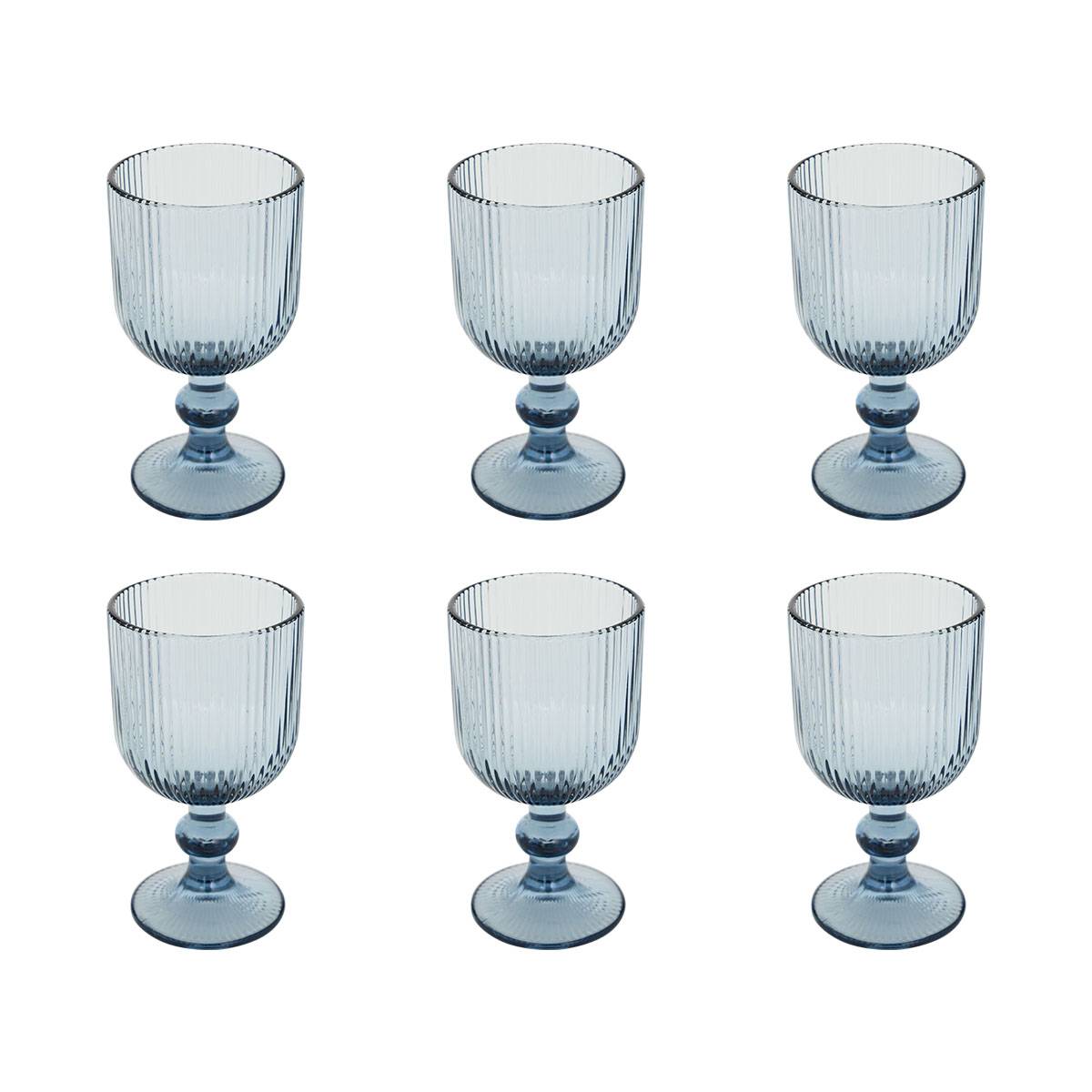 Weinglas "Ema" Glas, 250 ml, Blau Blau
