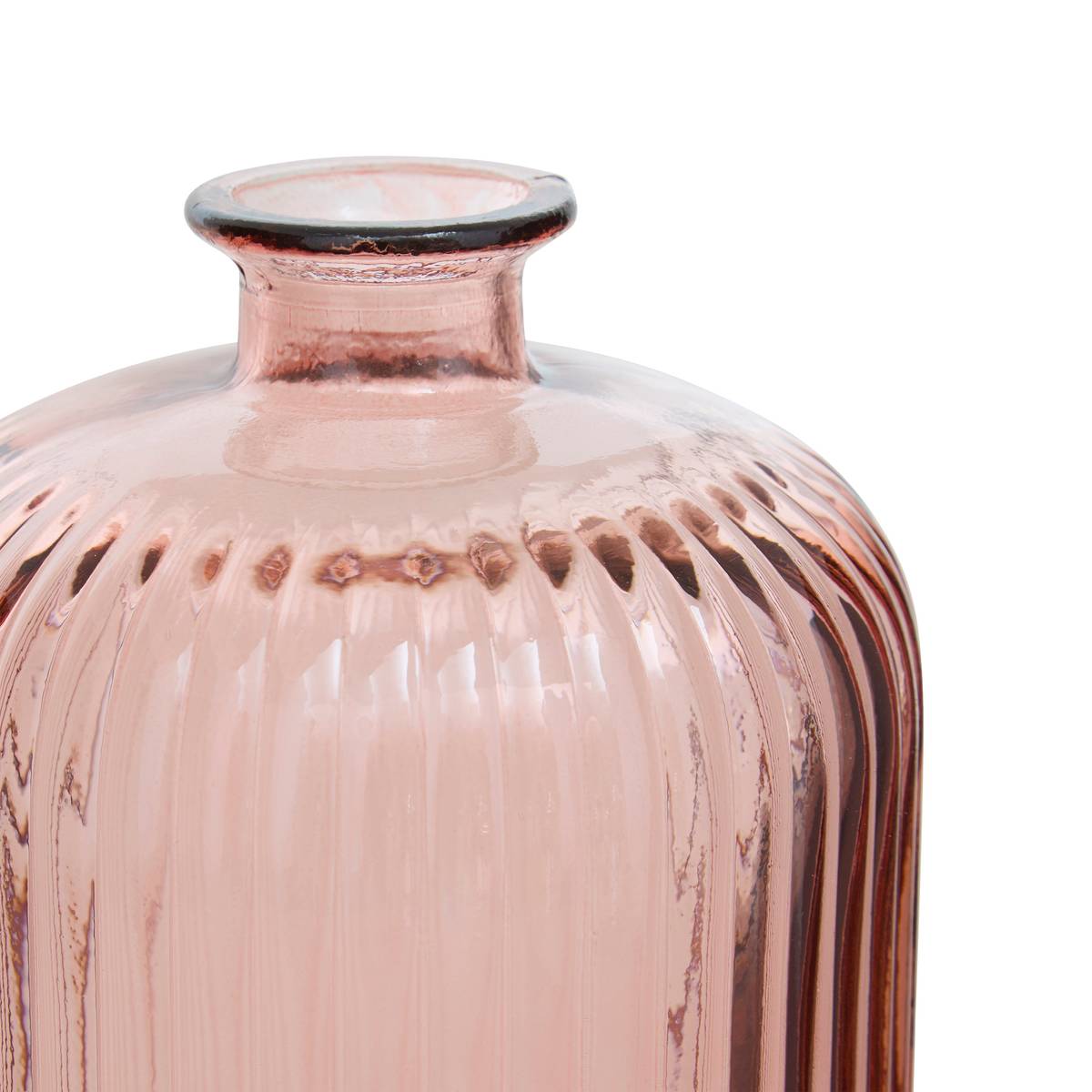 Vase "Luz" Rose, h.23 cm Rosa