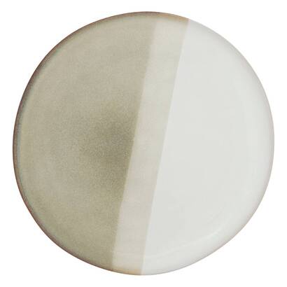Dessertteller "sahara" steingut (keramik), d.20,5 cm, beige