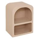Nachttisch "Soleya" Mittelbeige, 40x30 cm Beige