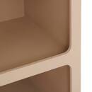 Nachttisch "Soleya" Mittelbeige, 40x30 cm Beige
