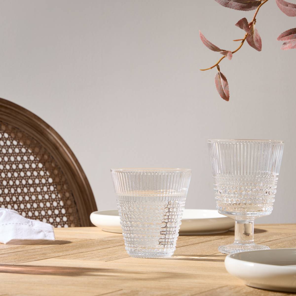 Niedriges Trinkglas "Joa" Glas, 275 ml, Transparent Durchsichtig