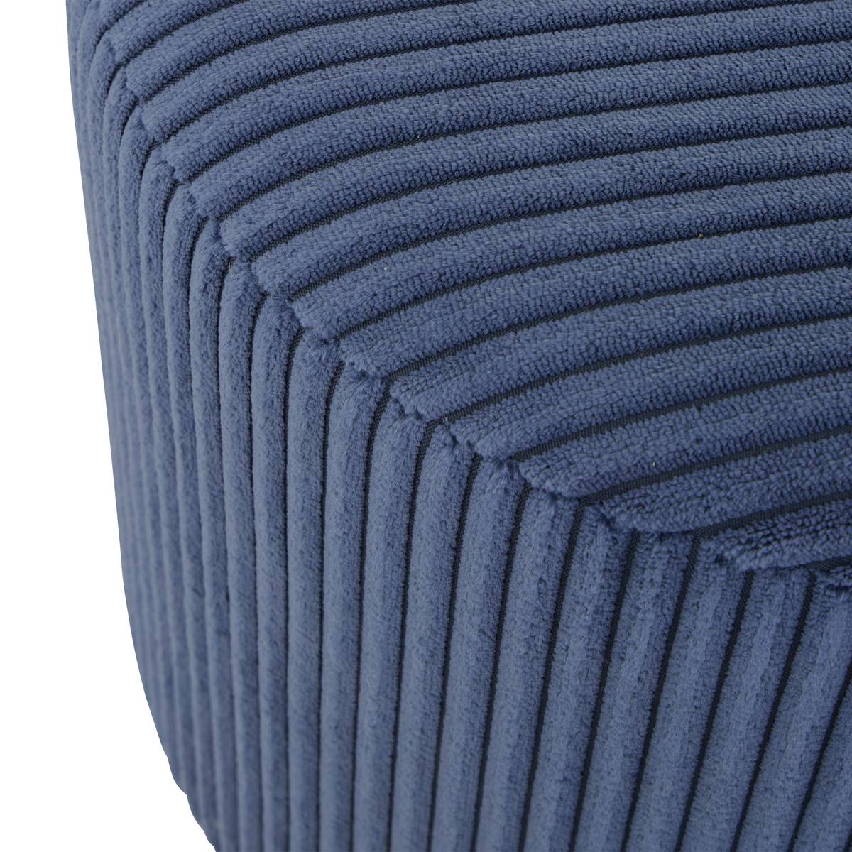 Pouf "Sylia" Tintenblau Blau