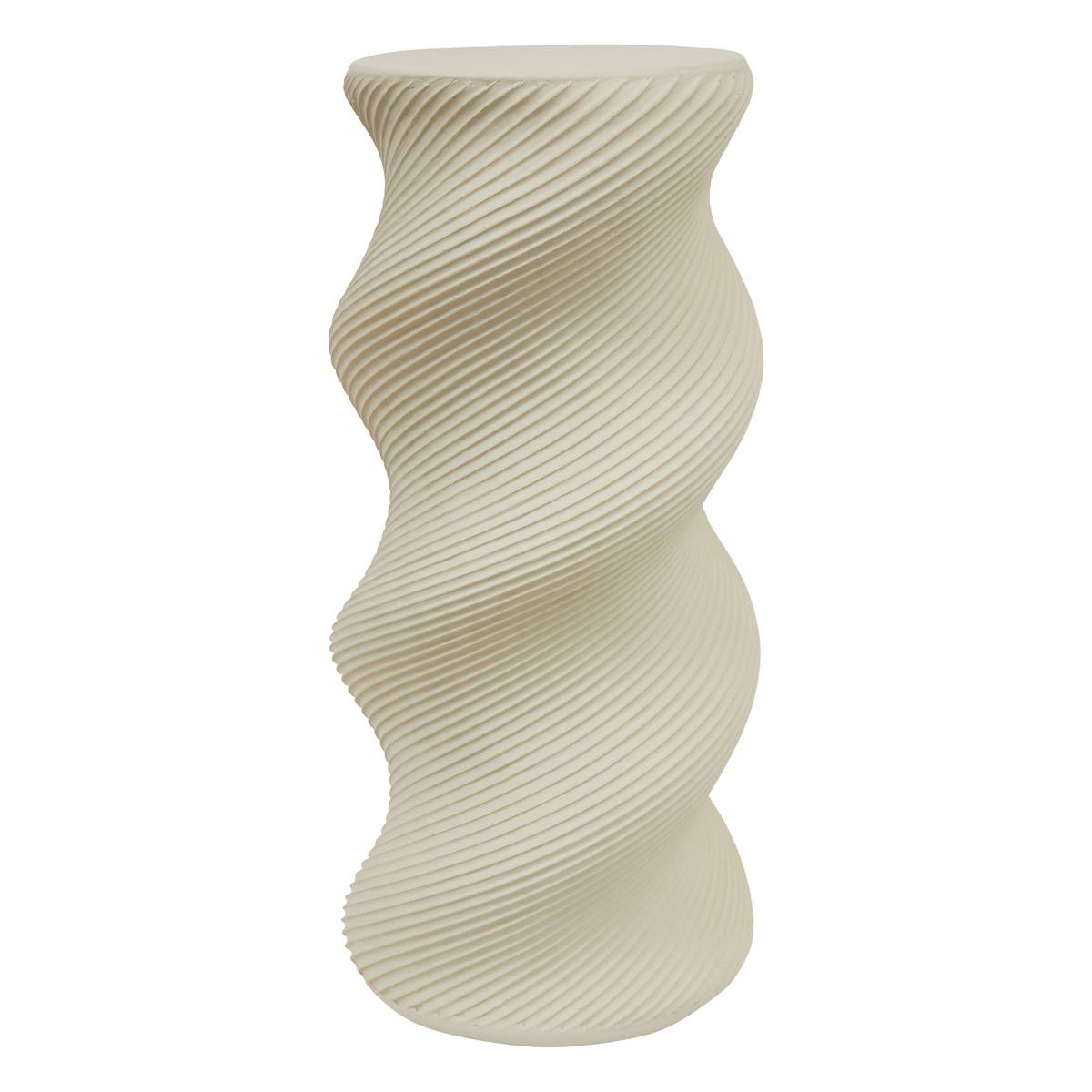 Pflanzenständer 1 Regal "Twist" Beige, 24x24 cm Beige