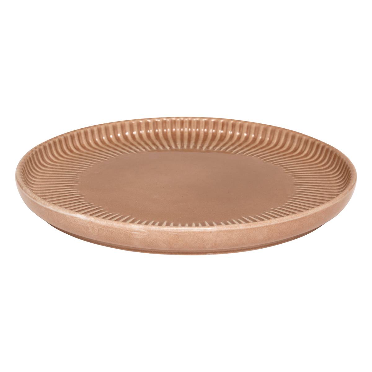 Set mit 6 Desserttellern "Chloe" Steingut (Keramik), D.20,5 cm, Moccha Moccha