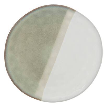 6er-set flache teller "sahara " steingut (keramik), d.26,5 cm, beige