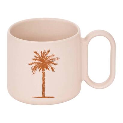 Set mit 2 tassen "sunshine" steingut (keramik), 360 ml, beige