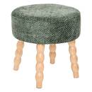 Hocker "Spolo" Zedernholzgrün Grün