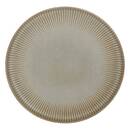 Set aus 6 flachen Tellern "Chloe" Steingut (Keramik), D.26,8 cm, Beige Beige