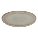Set aus 6 flachen Tellern "Chloe" Steingut (Keramik), D.26,8 cm, Beige Beige