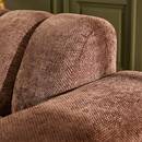 Festes Sofa "Palma" 3 Plätze, 212x97 cm, Tonka Braun Braun
