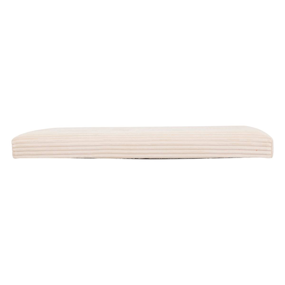 Klappbarer Pouf "Arum" Elfenbein, 76x38 cm Ivoire