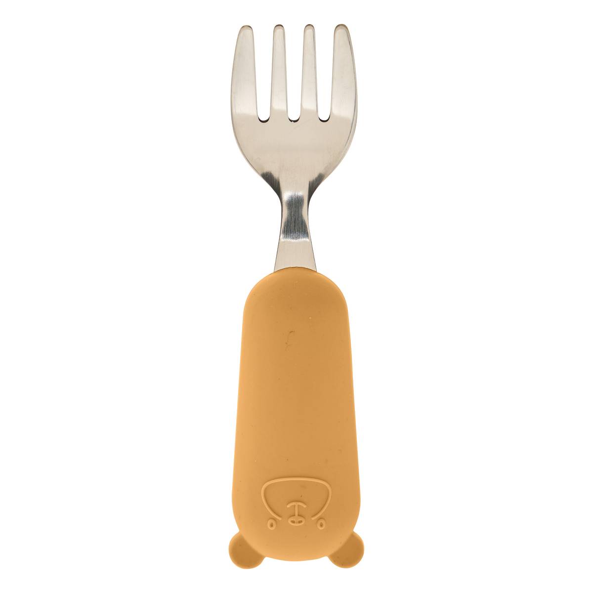 Kinderbesteck-Set "Yum" 2 Stück, Ocker Ocker