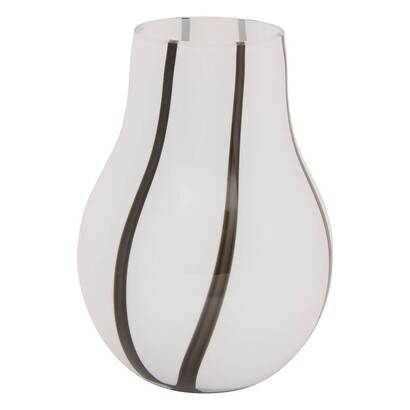 Vase "piero" schwarz & wei&szlig;, h.20,5 cm
