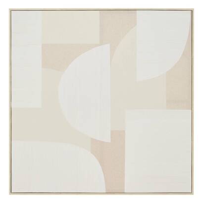3d-leinwand "bhavik" beige, 90x90 cm