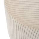 Pouf "Sylia" Elfenbein Ivoire