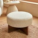 Pouf "Kayan" Ton Beige