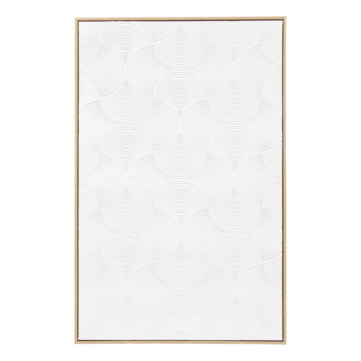 3D-Leinwand "Marilou" Weiß, 116x75 cm Weiß