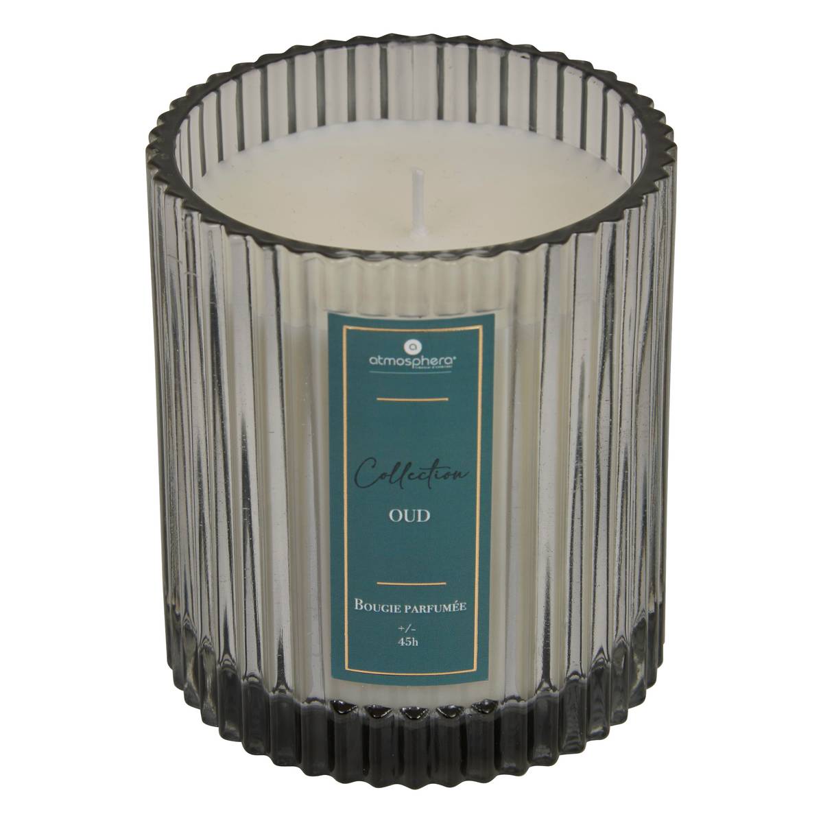 Duftkerze "Albie" Oudholz, Blau, 290g Oud