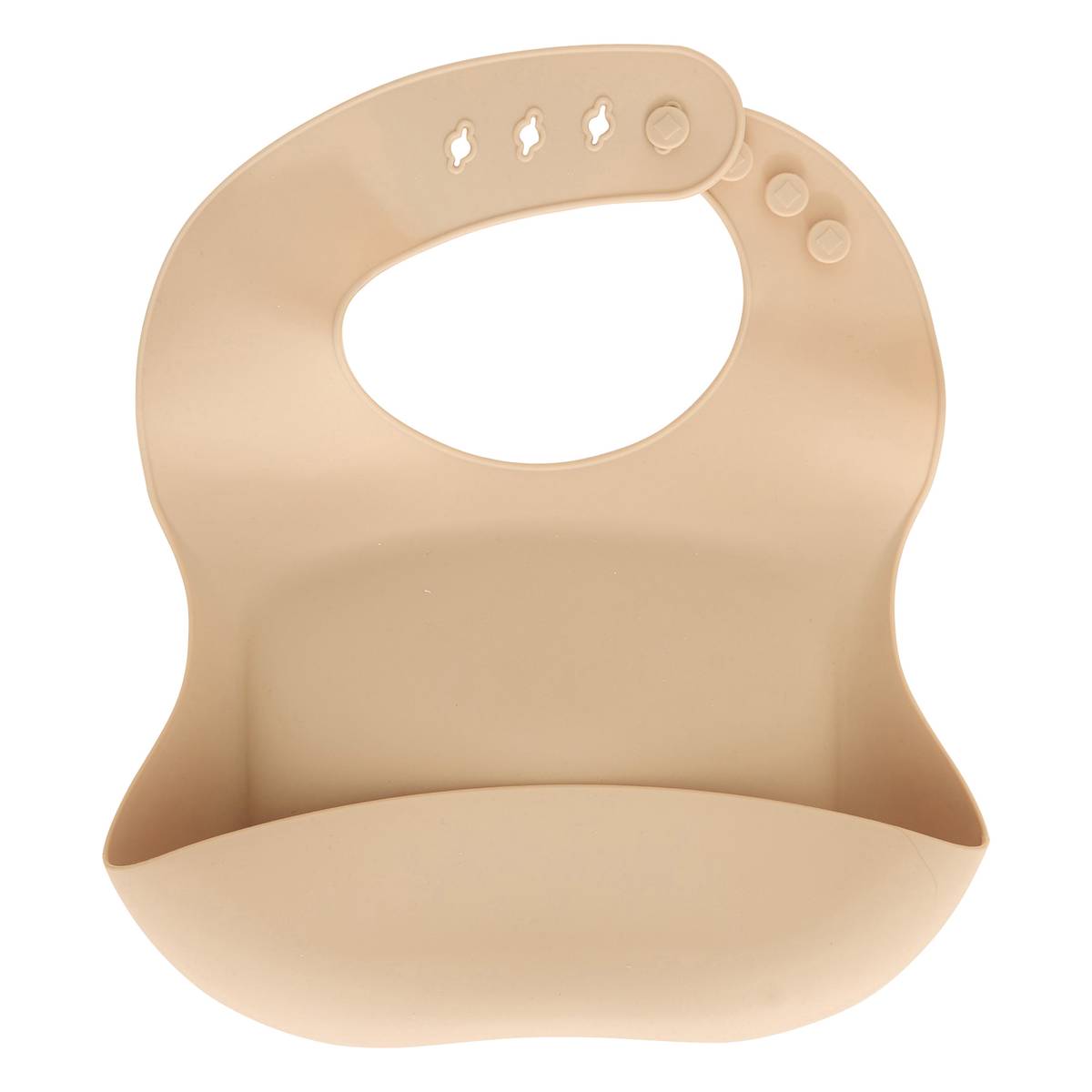 Kinderlätzchen-Set "Yum" 2 Stück, Beige Beige
