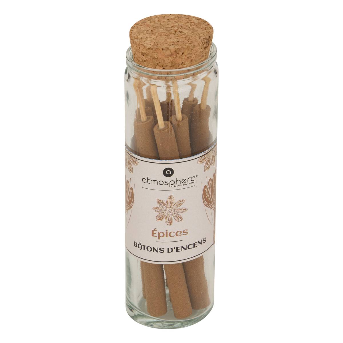 Räucherstäbchen "Wonj" 8 Stück, Gewürze Braun