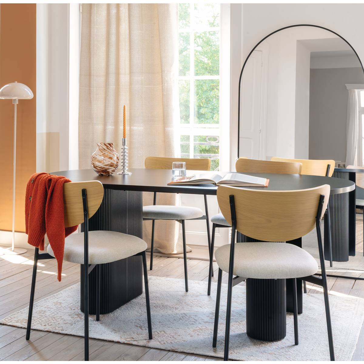 Schlingen-Teppich "Ozel" Beige Leinen, 170x120 cm Beige