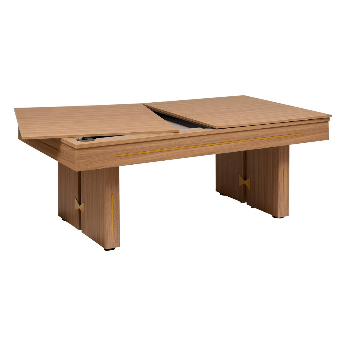 Esstisch 3 in 1 "Dave" Braun, 215x121,8 cm Braun