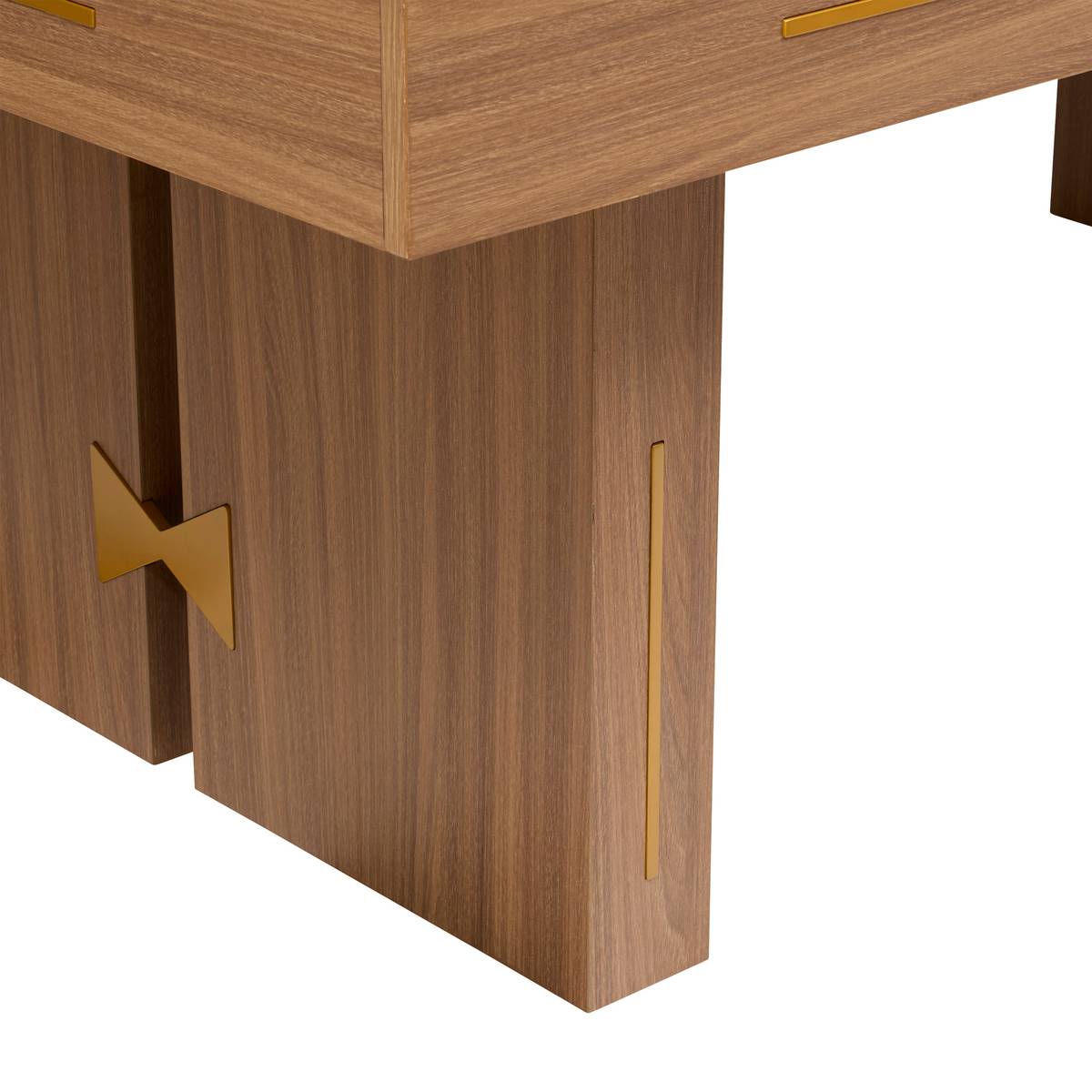 Esstisch 3 in 1 "Dave" Braun, 215x121,8 cm Braun