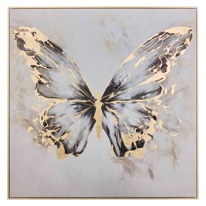 Gerahmter druck auf leinwand "hilo" 60x60 cm