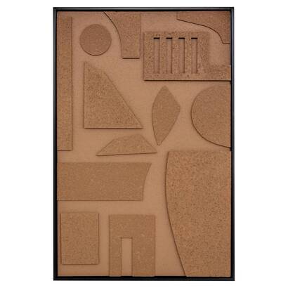 3d-leinwand "jilani" braun, 60x90 cm