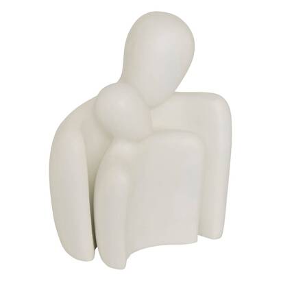 Statue paar "rima" wei&szlig;, 18x13,5 cm