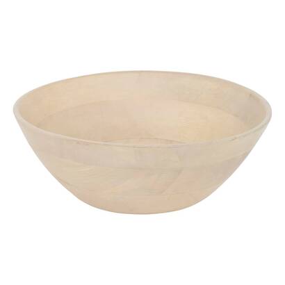 Salatsch&uuml;ssel "mangoholz" mango, d.25 cm, beige
