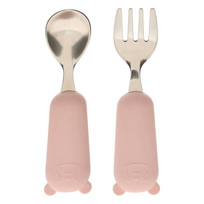 Kinderbesteck-set "yum" 2 st&uuml;ck, rosa