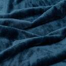 Flanellplaid "Ollis" Ägäisches Blau, 260x240 cm Blau