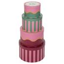 4er-Set "Cherie" Boxen Rot, 25x15 cm Rot