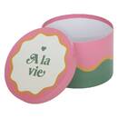 4er-Set "Cherie" Boxen Rot, 25x15 cm Rot