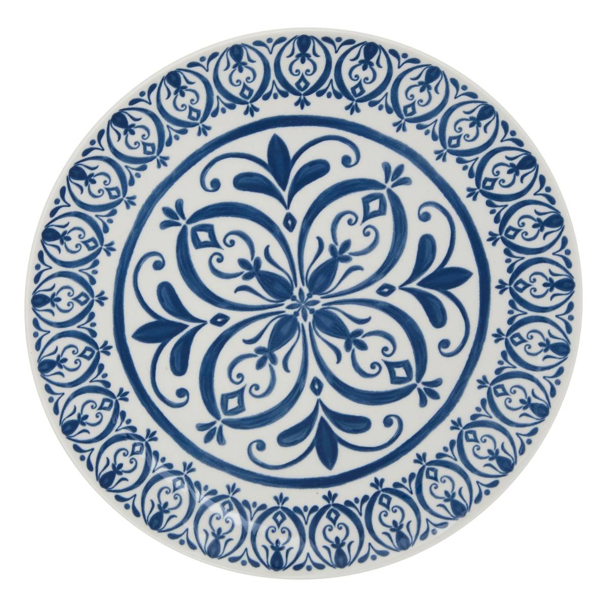 Tafelservice "Manon" Porzellan, 12 Stück, Blau Blau