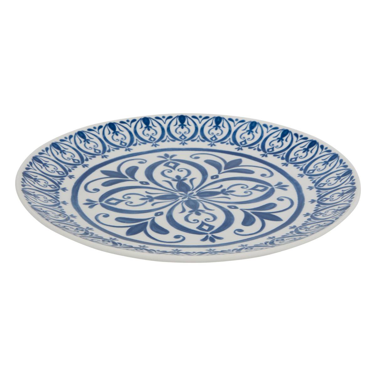 Tafelservice "Manon" Porzellan, 12 Stück, Blau Blau
