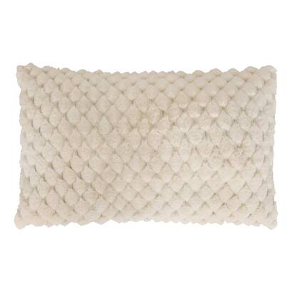 Kissen "adriel" beige, 80x50 cm