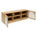 TV-Schrank 2 T&uuml;ren 3 Regale "Lousada" Beige, 160x40 cm Beige