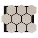 Wanddekorplatte "Clint" Beige Leinen, 56x69 cm Beige