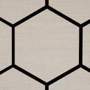 Wanddekorplatte "Clint" Beige Leinen, 56x69 cm Beige