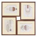 Memoboard "Jilani" Beige, 4 Fotos Beige