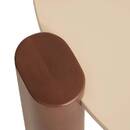 Couchtisch "Jilani" Mehrfarbig, 85,5x85,5 cm Marron / Beige