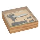 Sommelier-Set "Jules" 4 Stück, Braun Braun