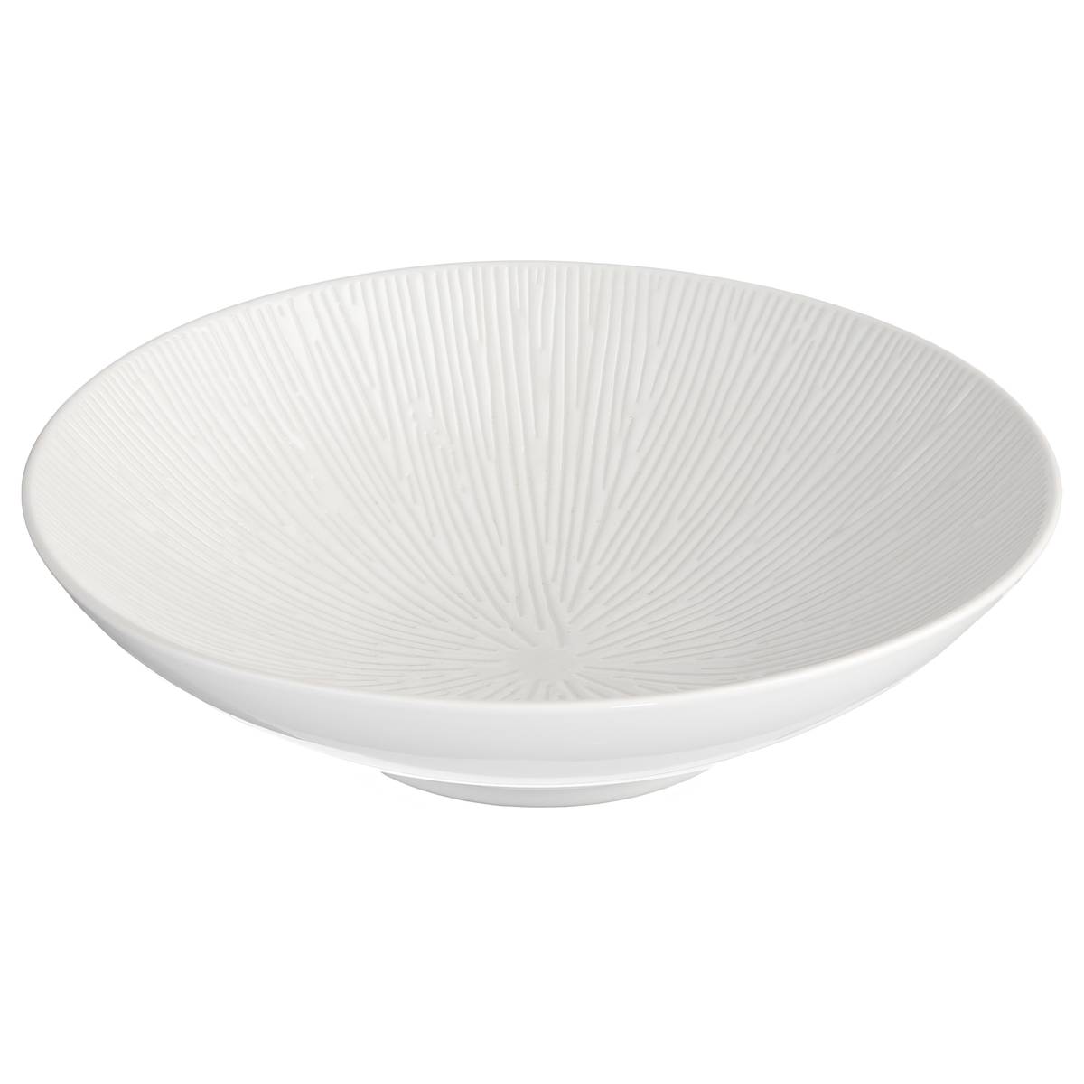 Set mit 6 tiefen Tellern "Atelier" D.19 cm, Weiß Weiß