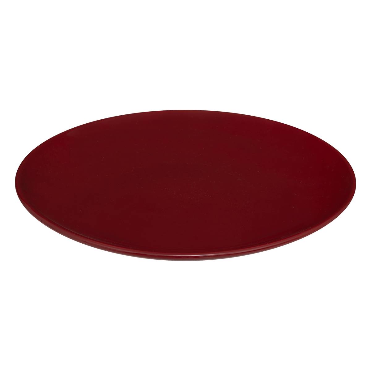 6er-Set flache Teller "Colorama" D.26,4 cm, Rot Rot