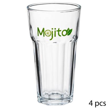 Mojito-set &bdquo;mojito&ldquo; 13 st&uuml;ck, transparent & gr&uuml;n