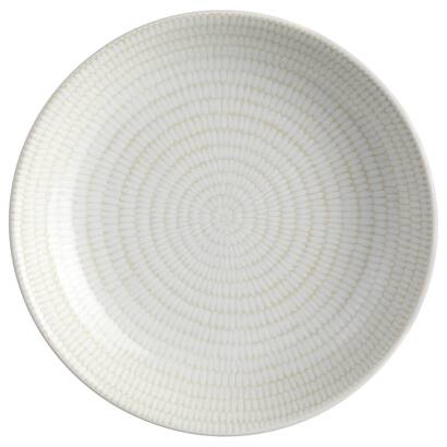 Tiefer teller "rice" d.20,5 cm, wei&szlig;